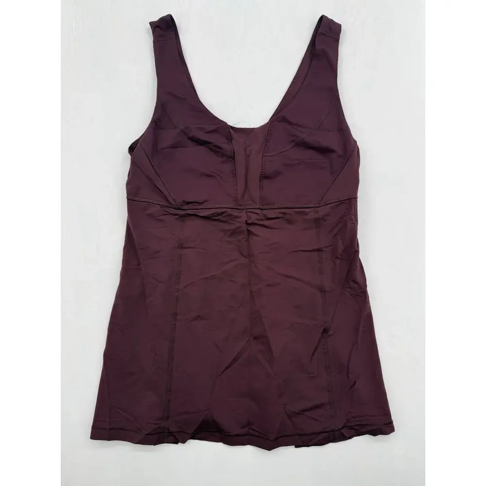 Lululemon Wrappers Delight Bordeaux Drama tank top size 8 - Picture 1 of 5